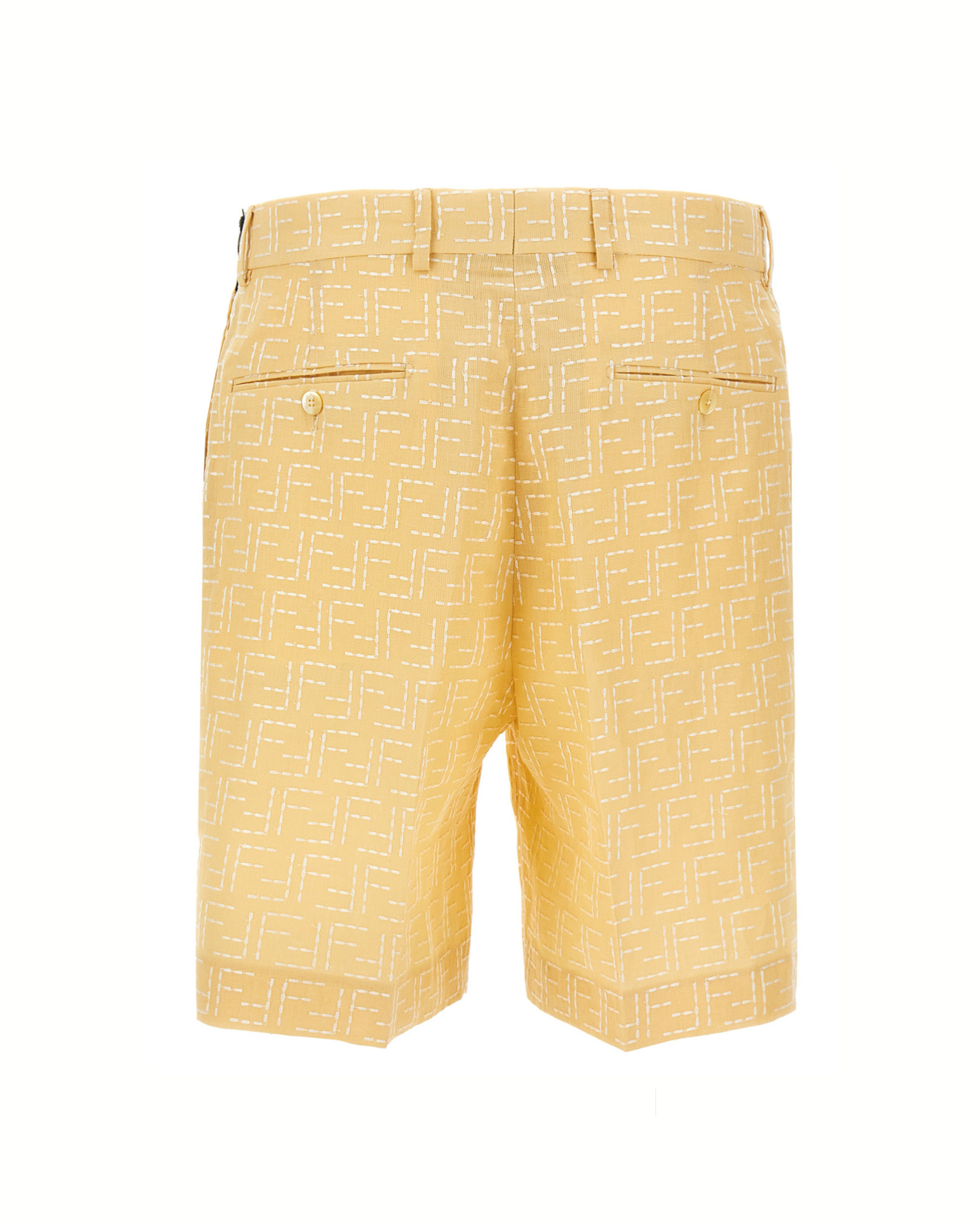Fendi Bermuda in Lino Jacquard FF