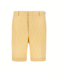 Fendi Bermuda in Lino Jacquard FF