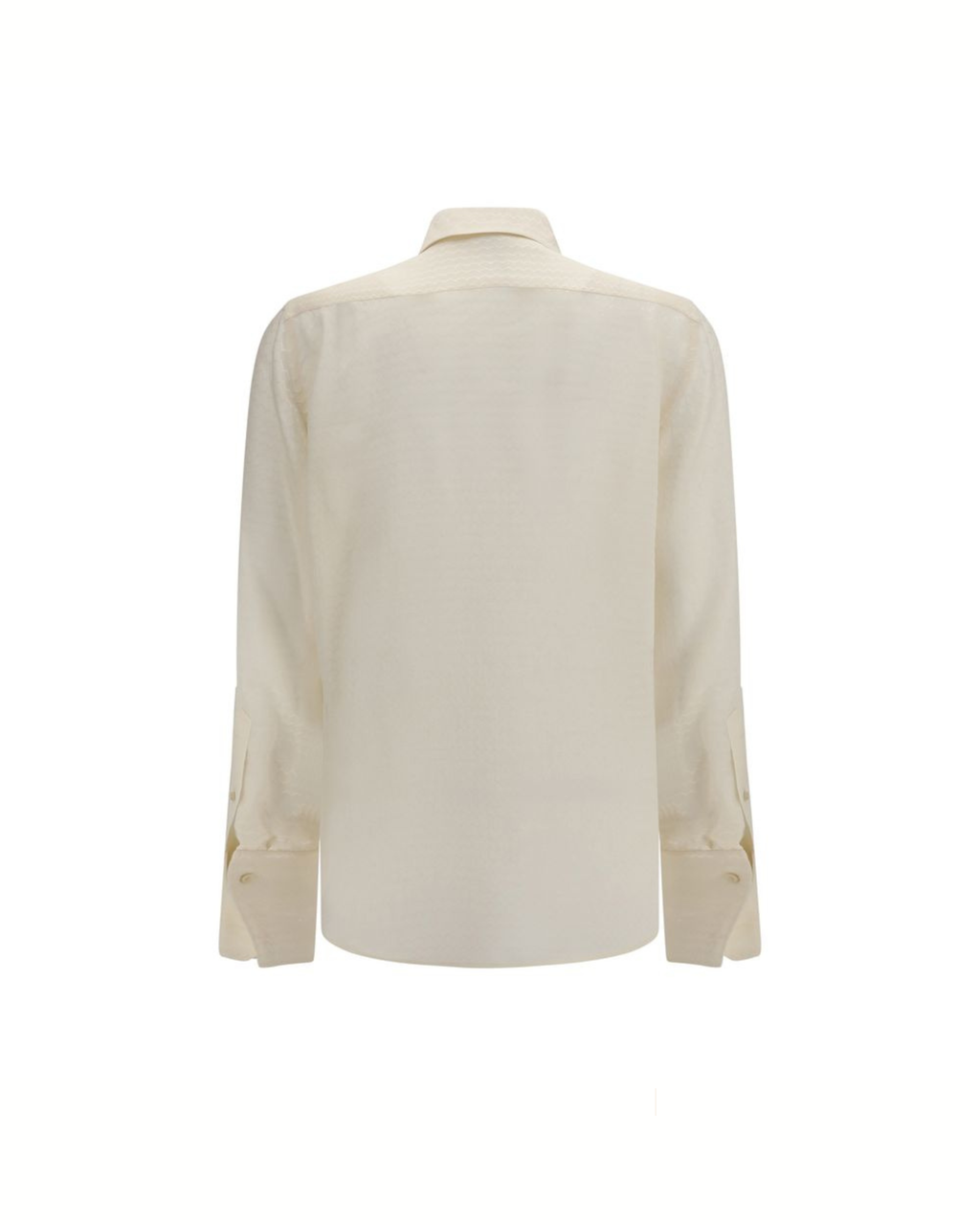 Fendi Camicia in Seta Jacquard Chevron