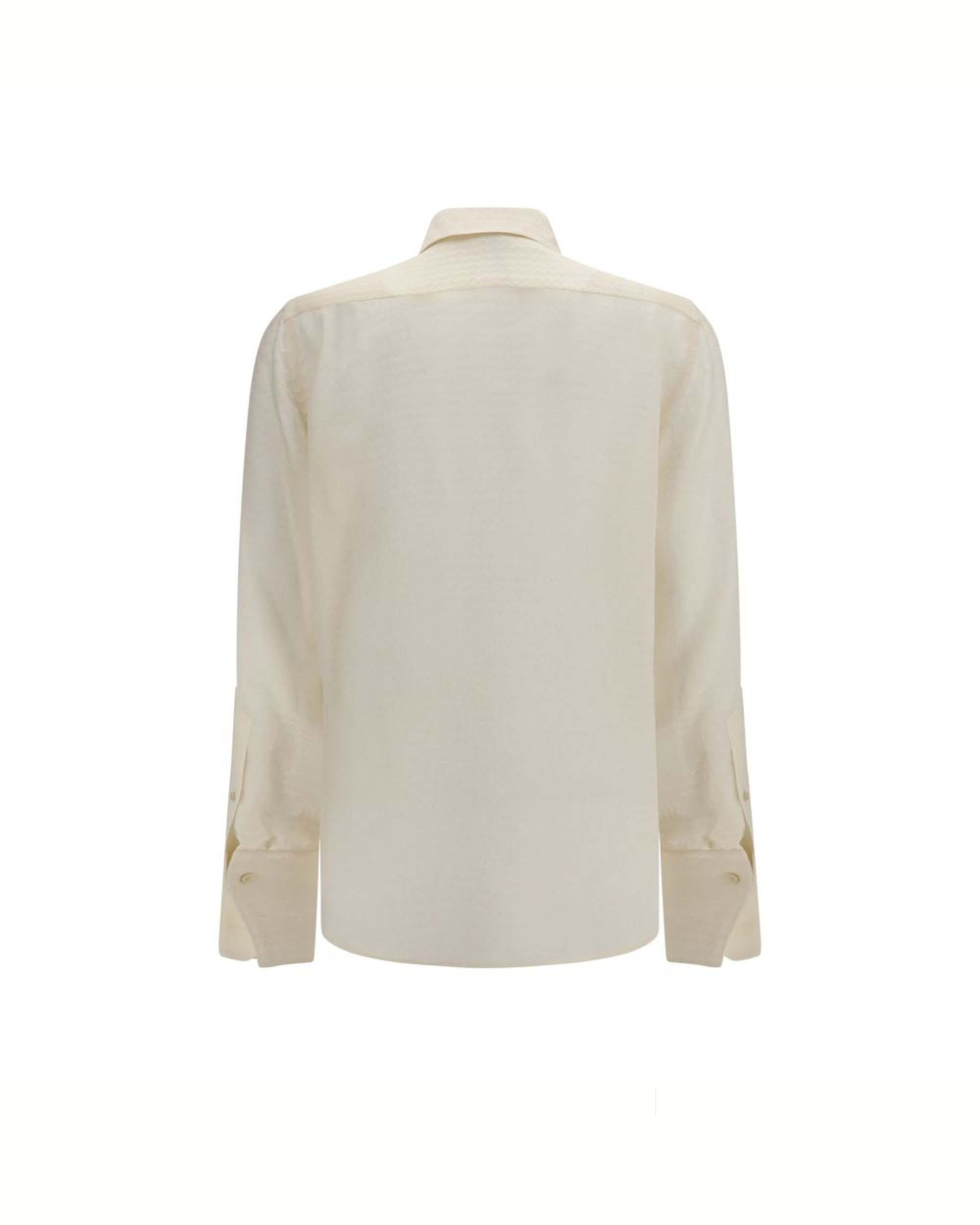 Fendi Camicia in Seta Jacquard Chevron