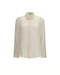 Fendi Camicia in Seta Jacquard Chevron