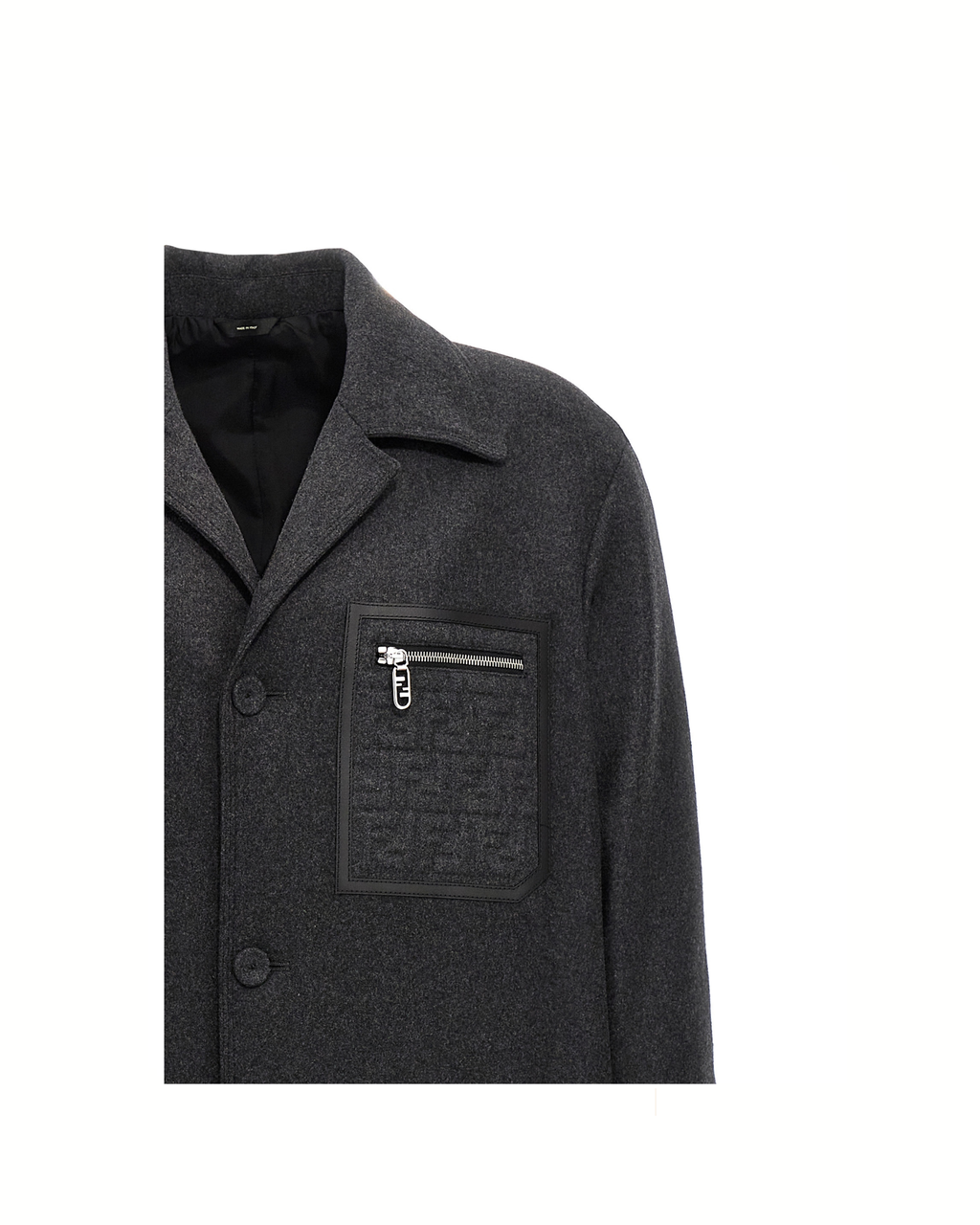 Fendi Cappotto Lungo in Cashmere Grigio
