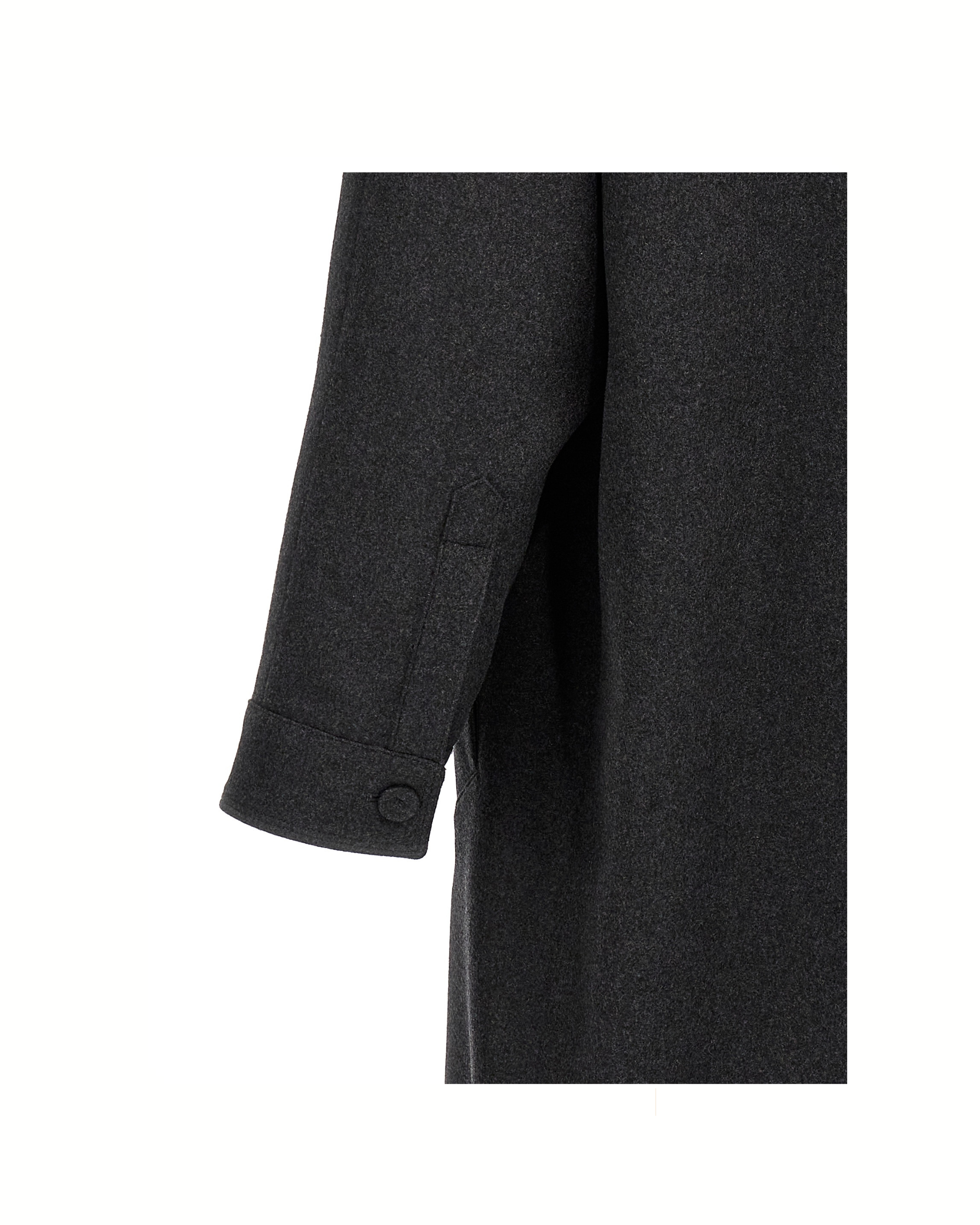 Fendi Cappotto Lungo in Cashmere Grigio