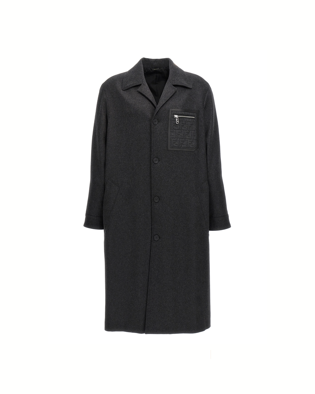 Fendi Cappotto Lungo in Cashmere Grigio
