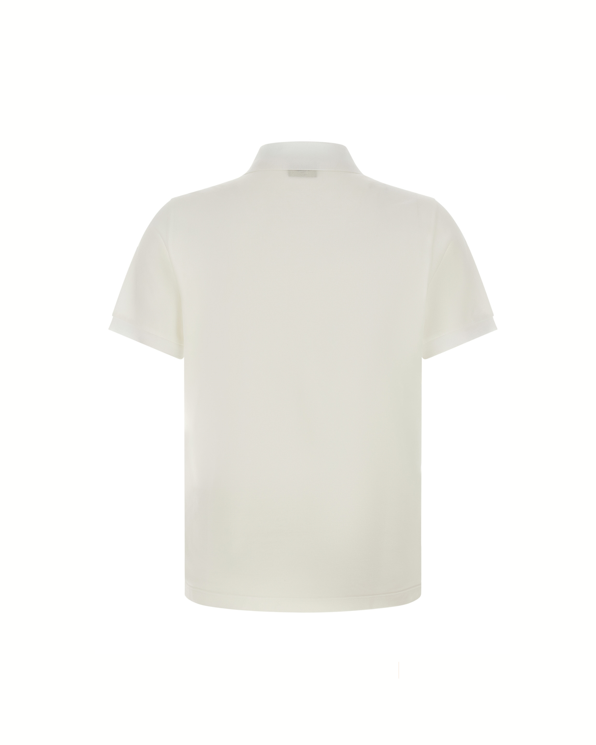 Fendi Cotton Piqué Polo Shirt White