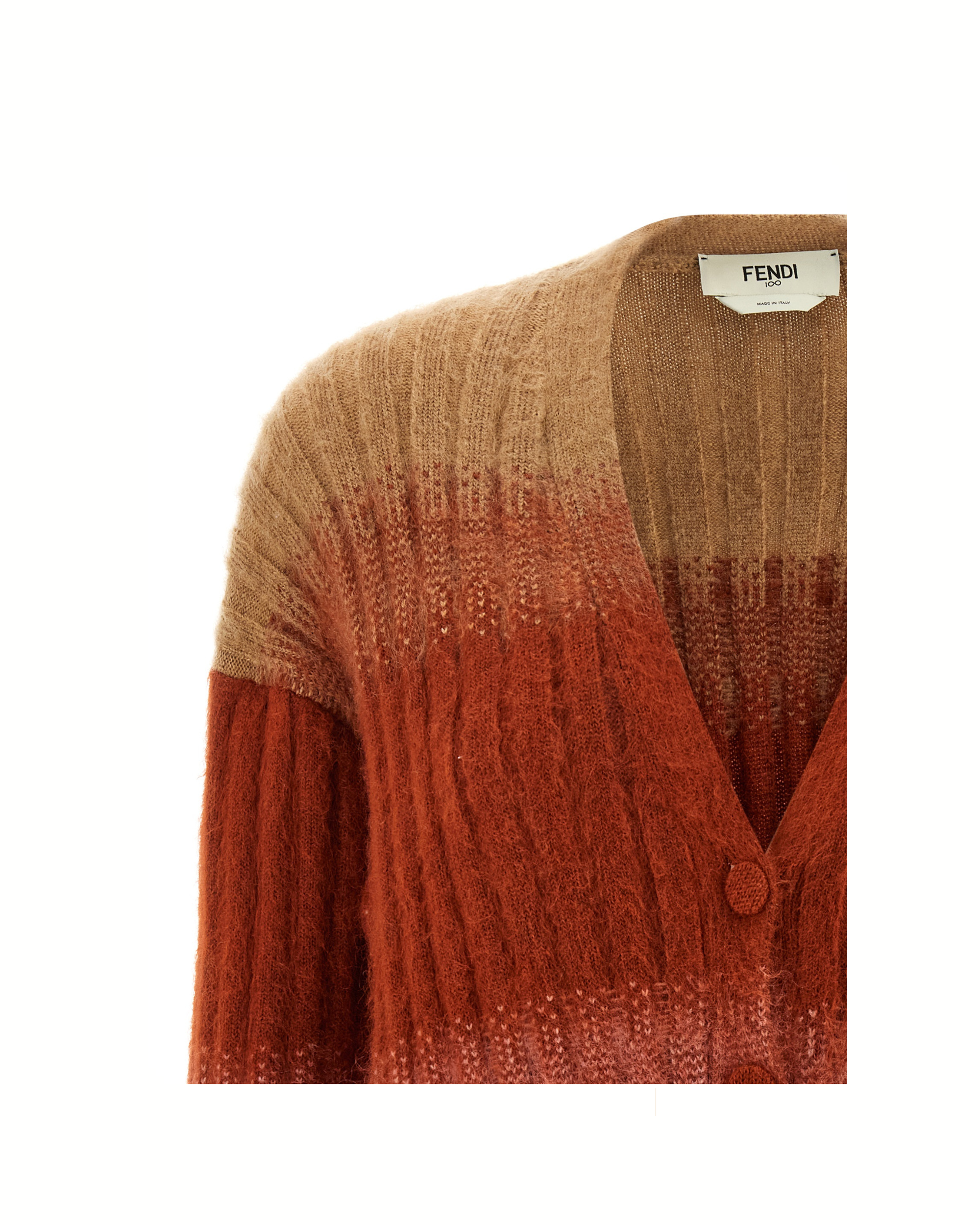 Fendi Dégradé Mohair Cardigan