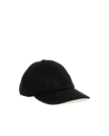 Fendi Embroidered Logo Cotton Baseball Cap
