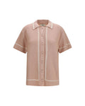 Fendi – FF All-Over Crochet Shirt Pink