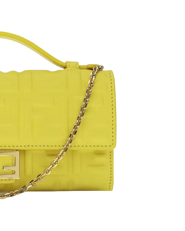 Fendi – FF Embossed Baguette Chain Wallet