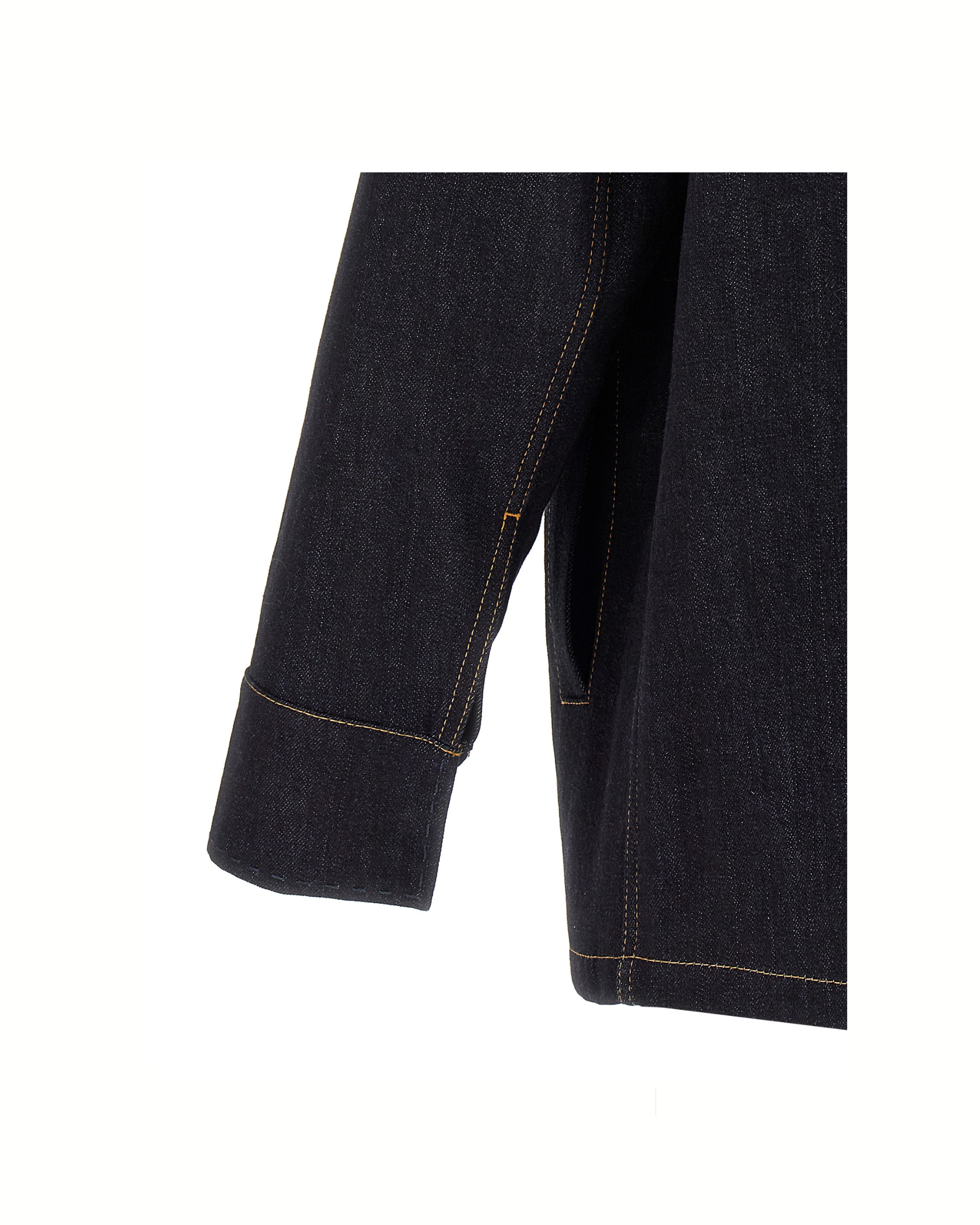 Fendi FF Embroidered Denim Jacket