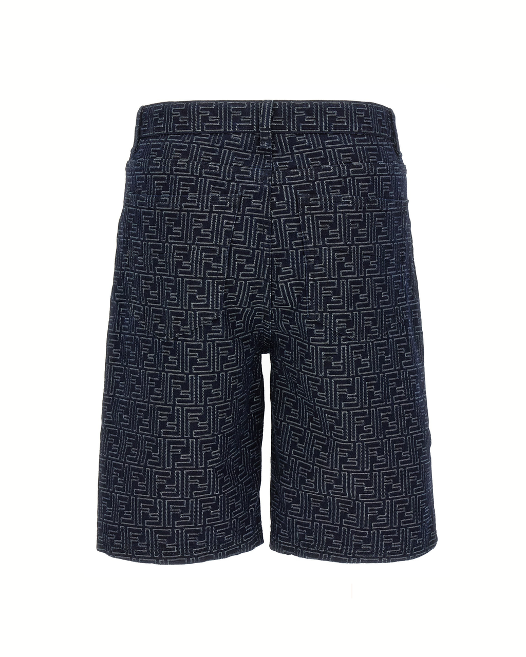Fendi FF Jacquard Bermuda Shorts Blue