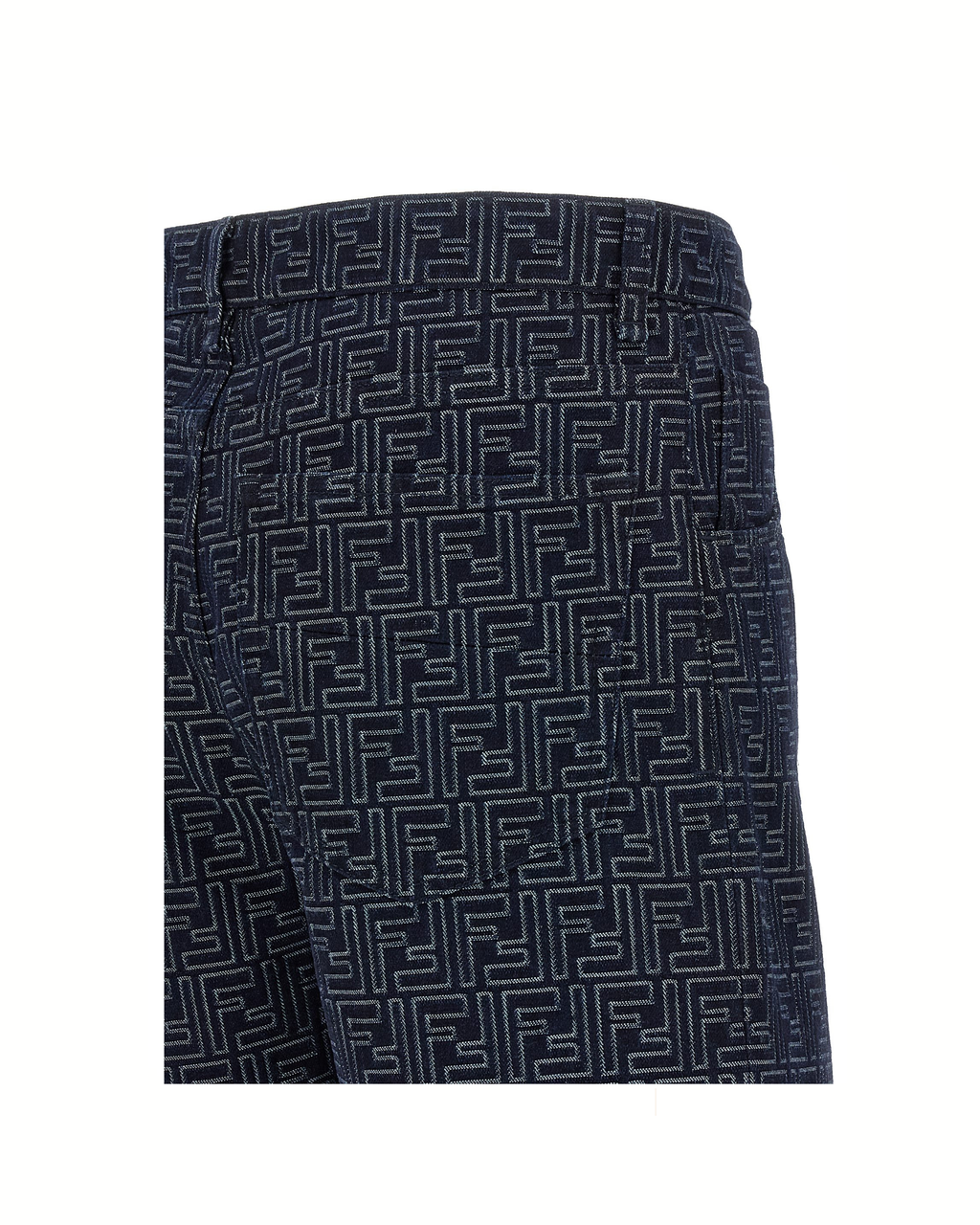 Fendi FF Jacquard Bermuda Shorts Blue