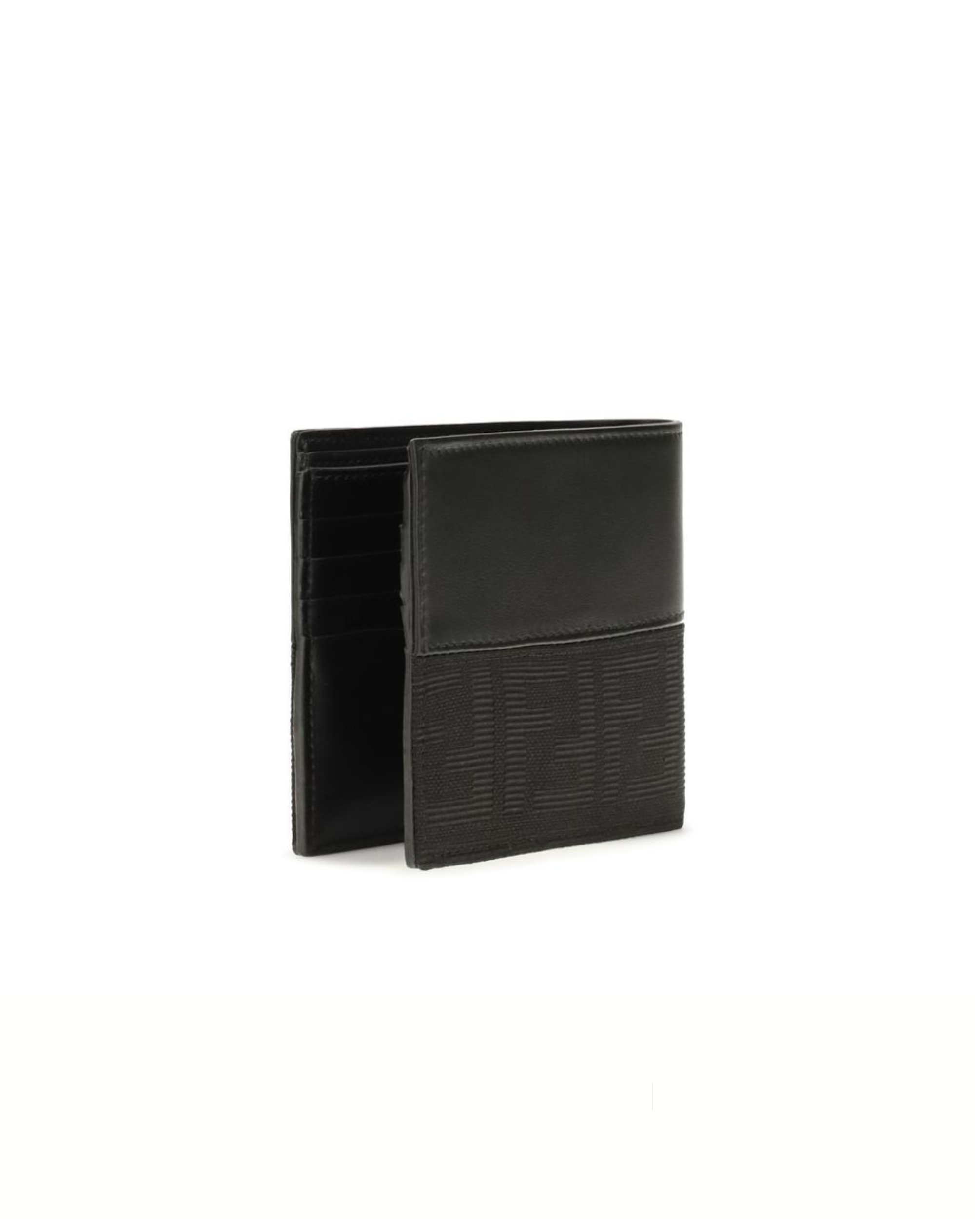 Fendi FF Jacquard Bifold Wallet Black