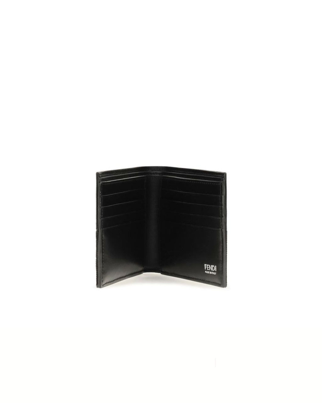 Fendi FF Jacquard Bifold Wallet Black