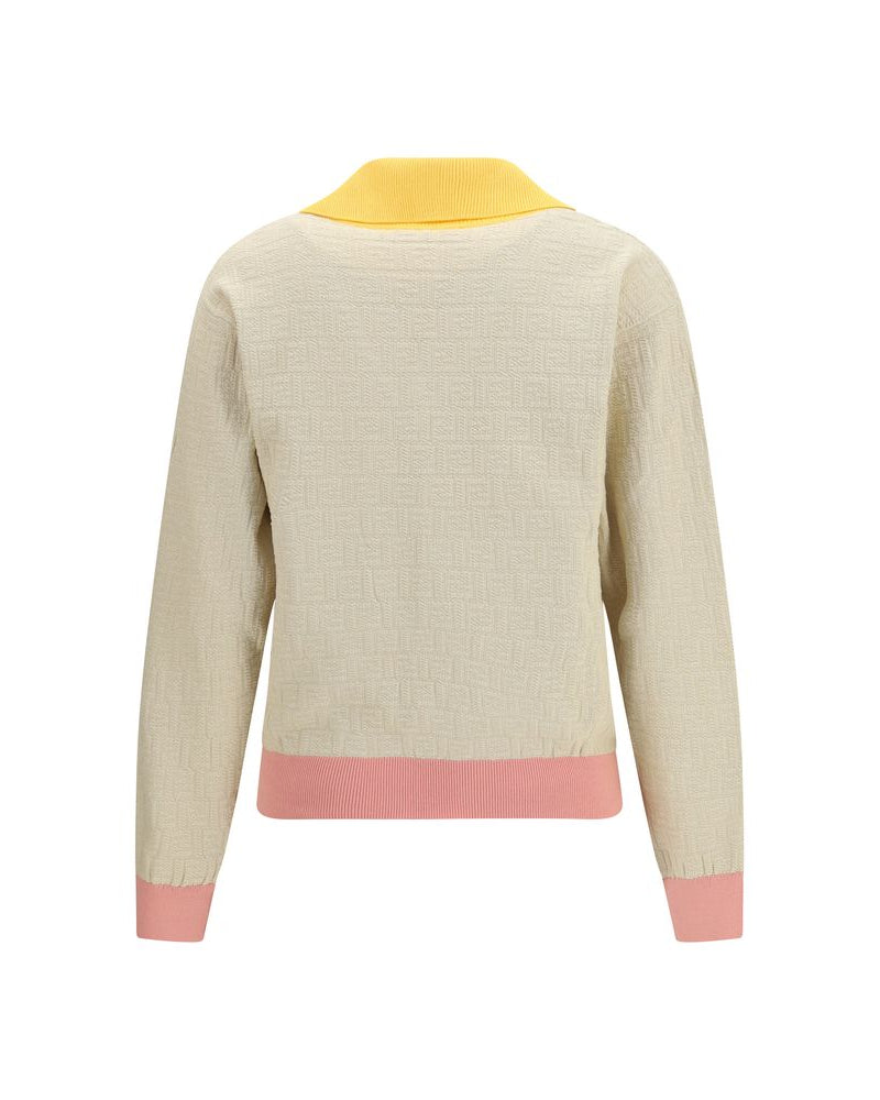 Fendi – FF Jacquard Cotton & Silk Sweater