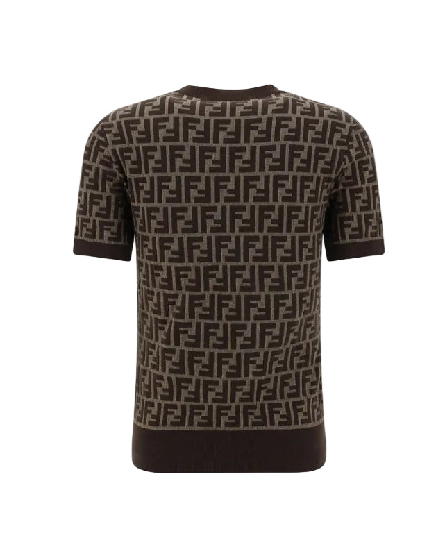 Fendi – FF Jacquard Knit T-Shirt