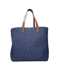 Fendi – FF Jacquard Tote Shoulder Bag Blue
