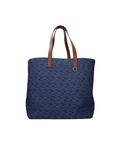 Fendi – FF Jacquard Tote Shoulder Bag Blue