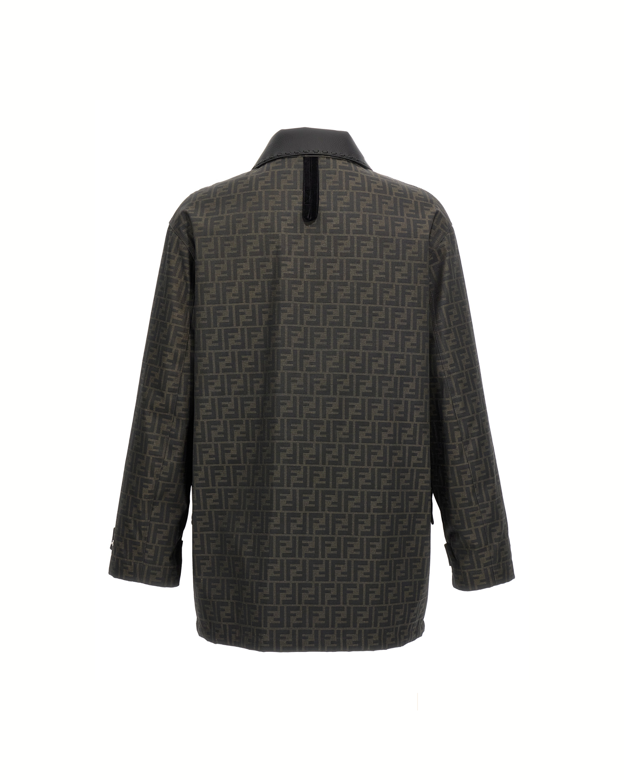 Fendi FF Jacquard Waxed Jacket