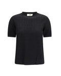 Fendi – FF Knit Cotton T-Shirt Black