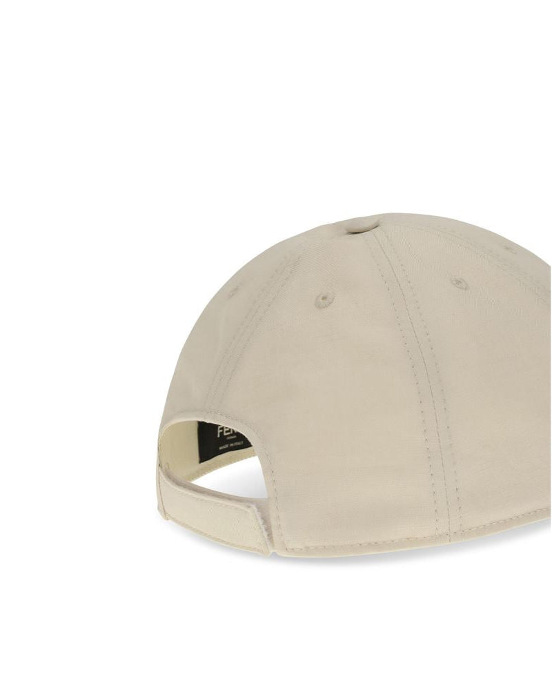 Fendi – Embroidered FF Logo Baseball Cap Beige