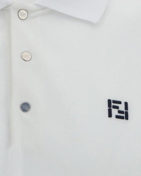 Fendi – FF Logo Piqué Polo