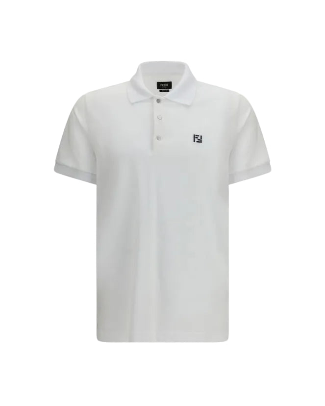 Fendi – FF Logo Piqué Polo