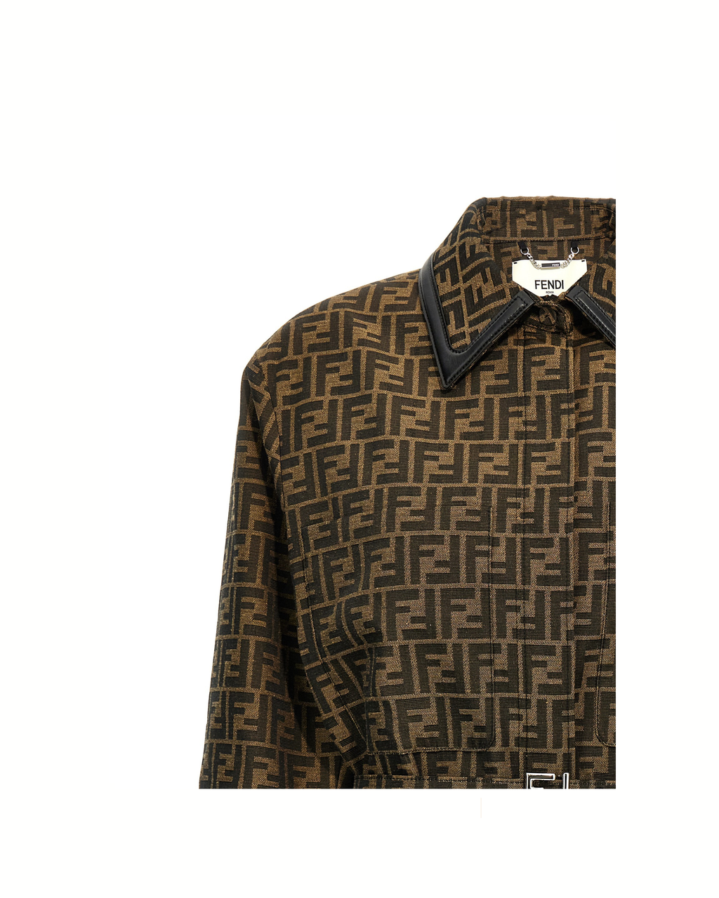 Fendi FF Monogram Belted Jacket