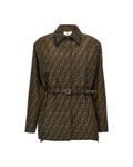 Fendi FF Monogram Belted Jacket