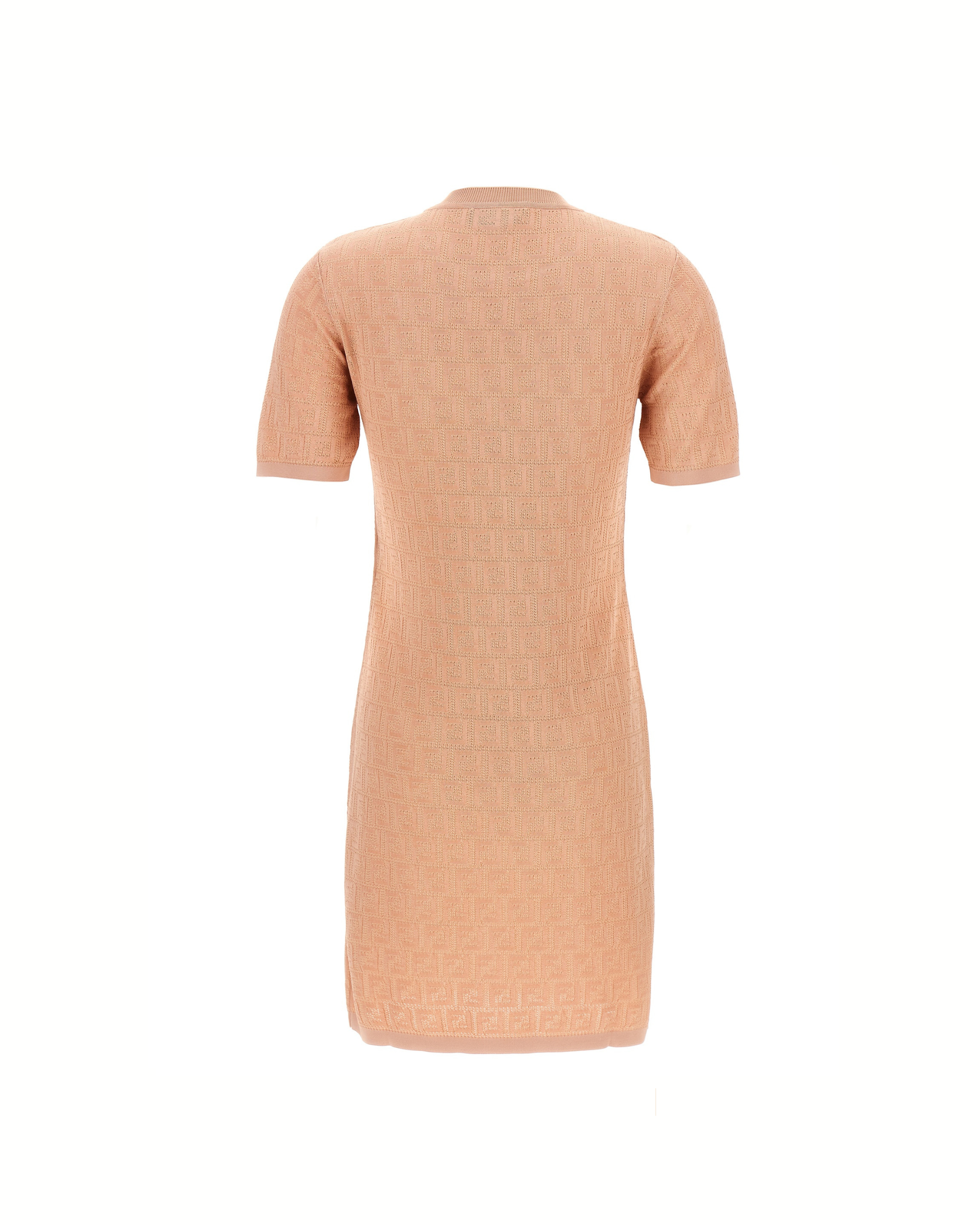 Fendi FF Motif Knit Mini Dress