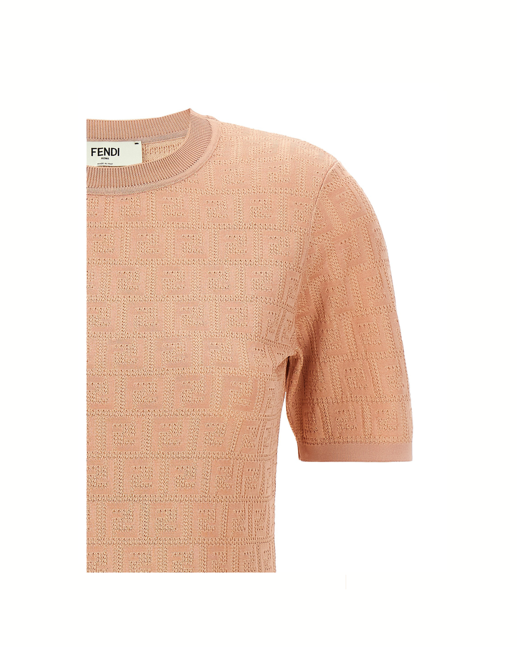 Fendi FF Motif Knit Mini Dress