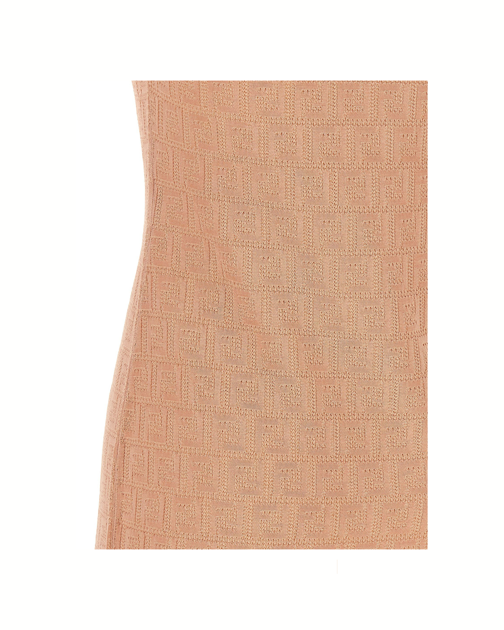 Fendi FF Motif Knit Mini Dress