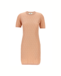 Fendi FF Motif Knit Mini Dress