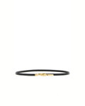 Fendi FF Thin Leather Belt Black