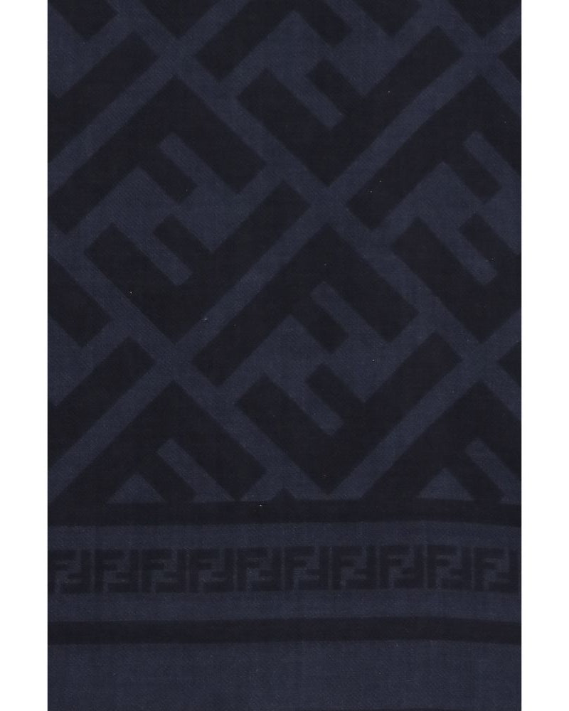 Fendi – FF Wool and Silk Scarf