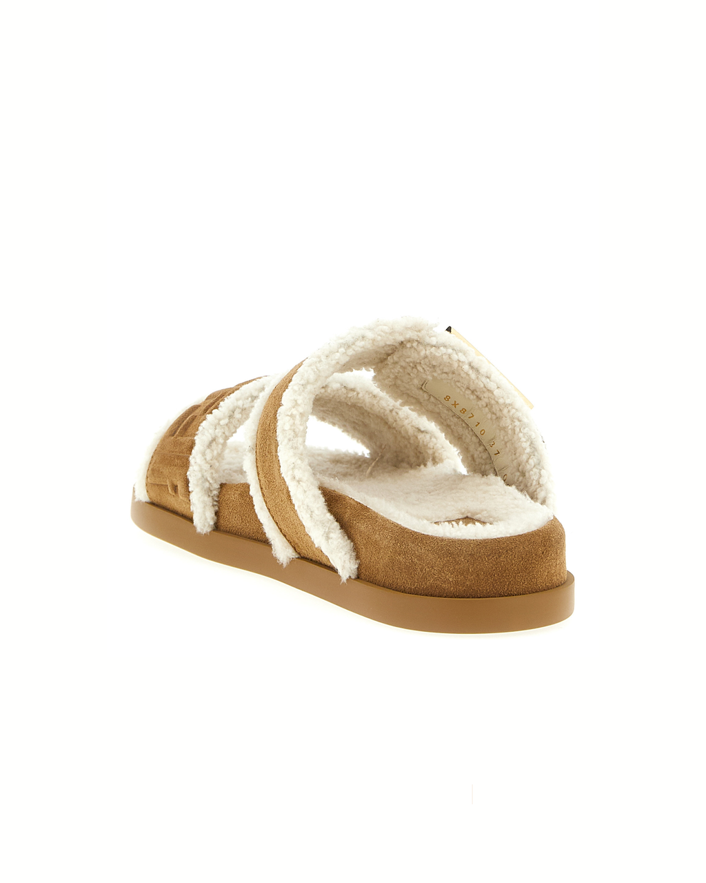 Fendi Feel Sheepskin Sandals