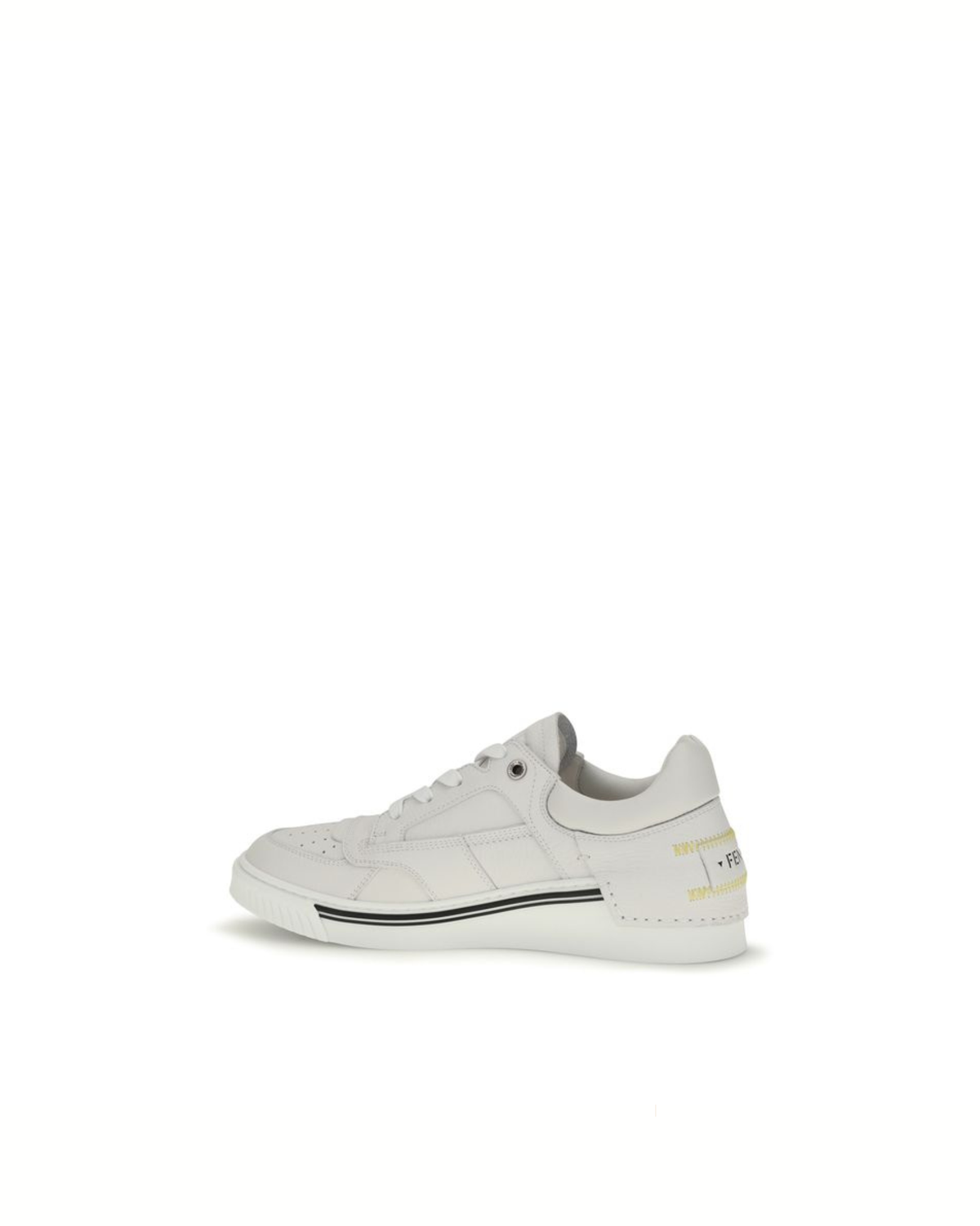 Fendi - Fender Sneakers in Pelle Bianca