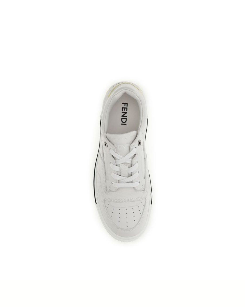 Fendi - Fender Sneakers in Pelle Bianca