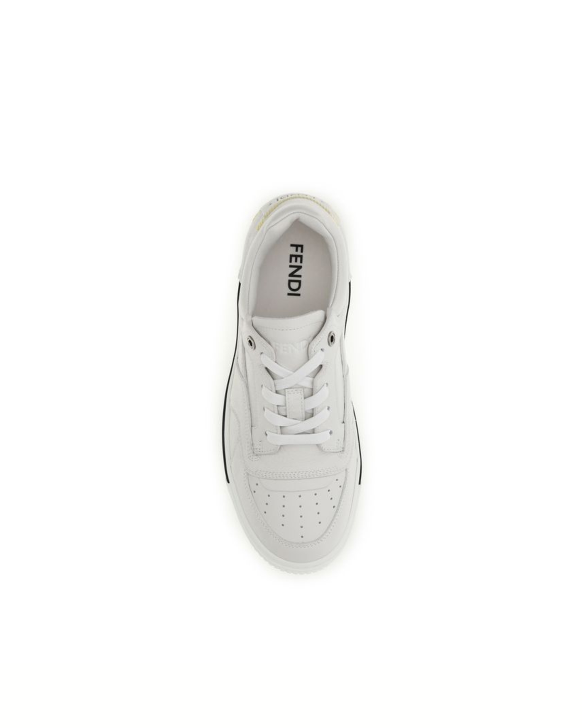 Fendi - Fender Sneakers in Pelle Bianca