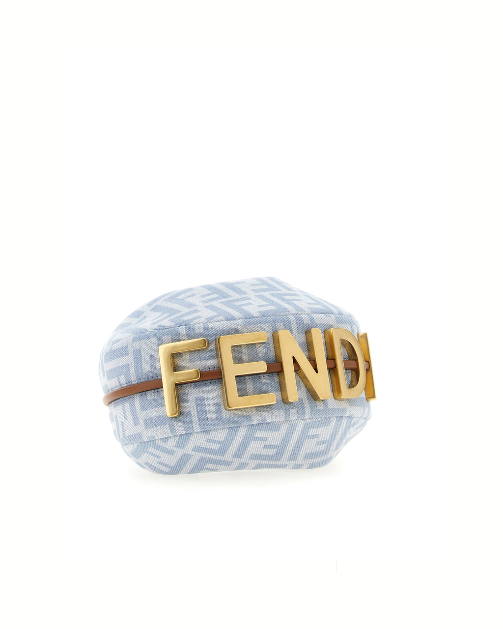 Fendi Fendigraphy Mini Hobo Bag Light Blue