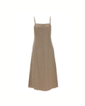 Fendi Floral Jacquard Satin Midi Dress
