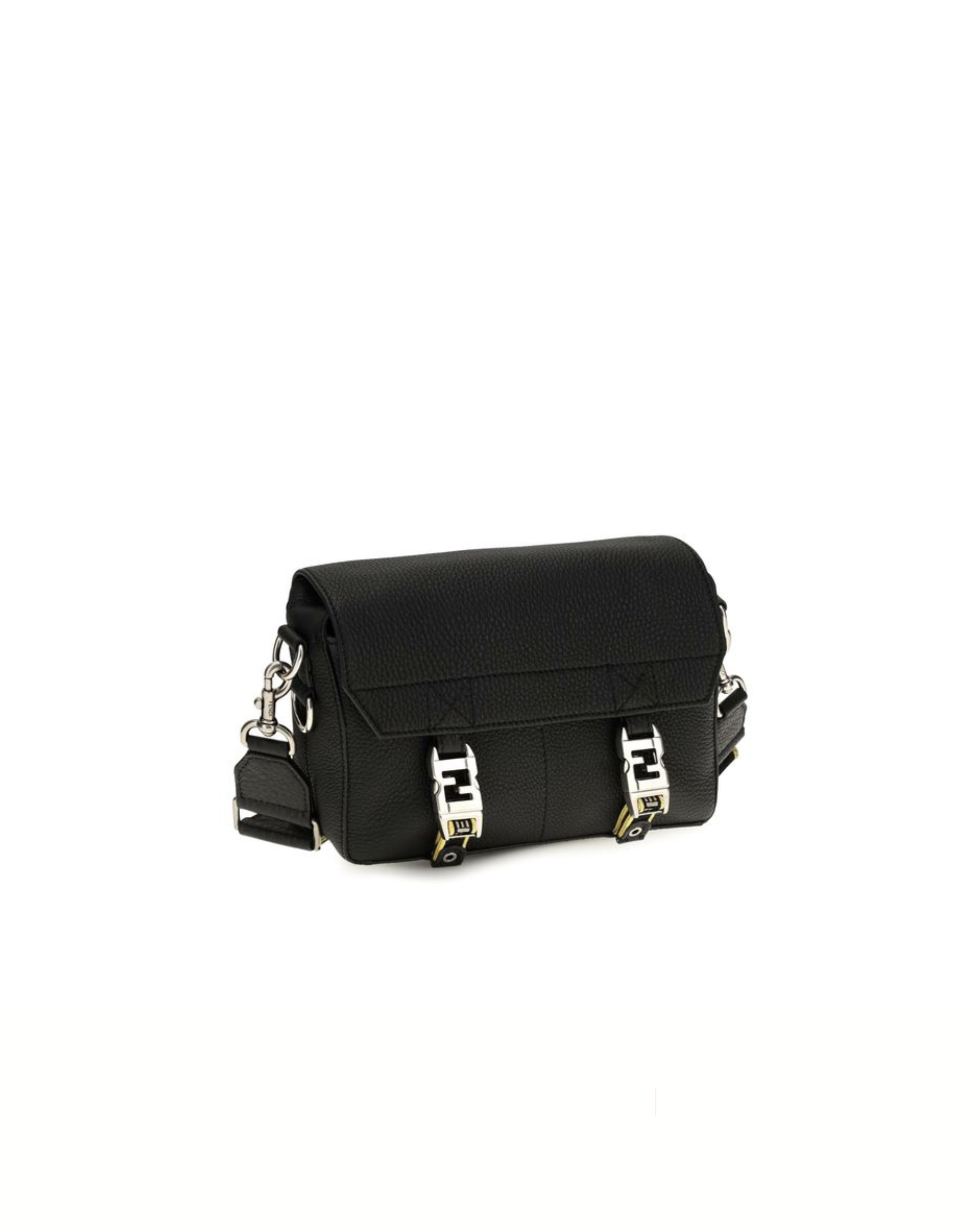 Fendi Flow Romano Leather Crossbody Bag