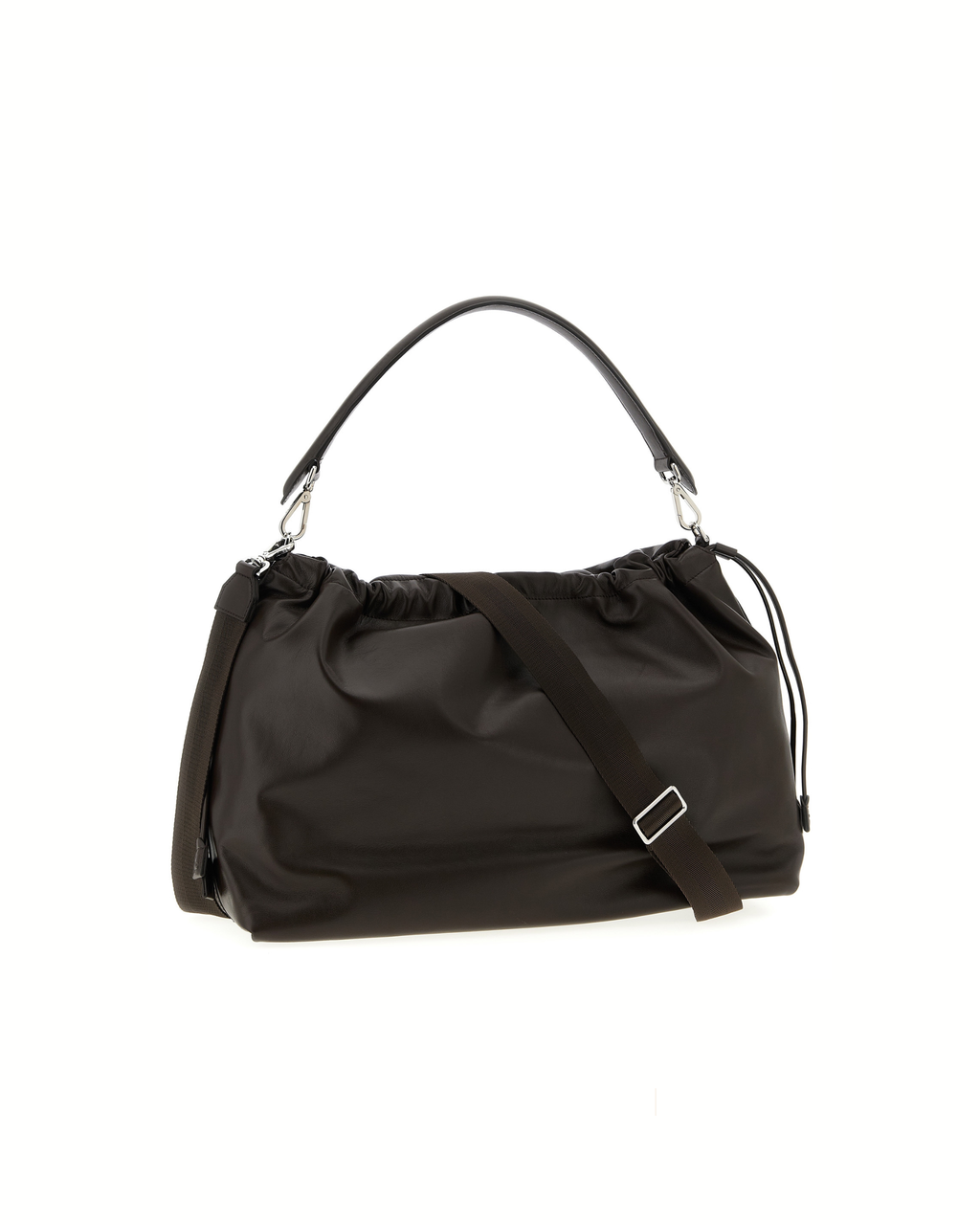 Fendi Flux Maxi Messenger Bag Brown