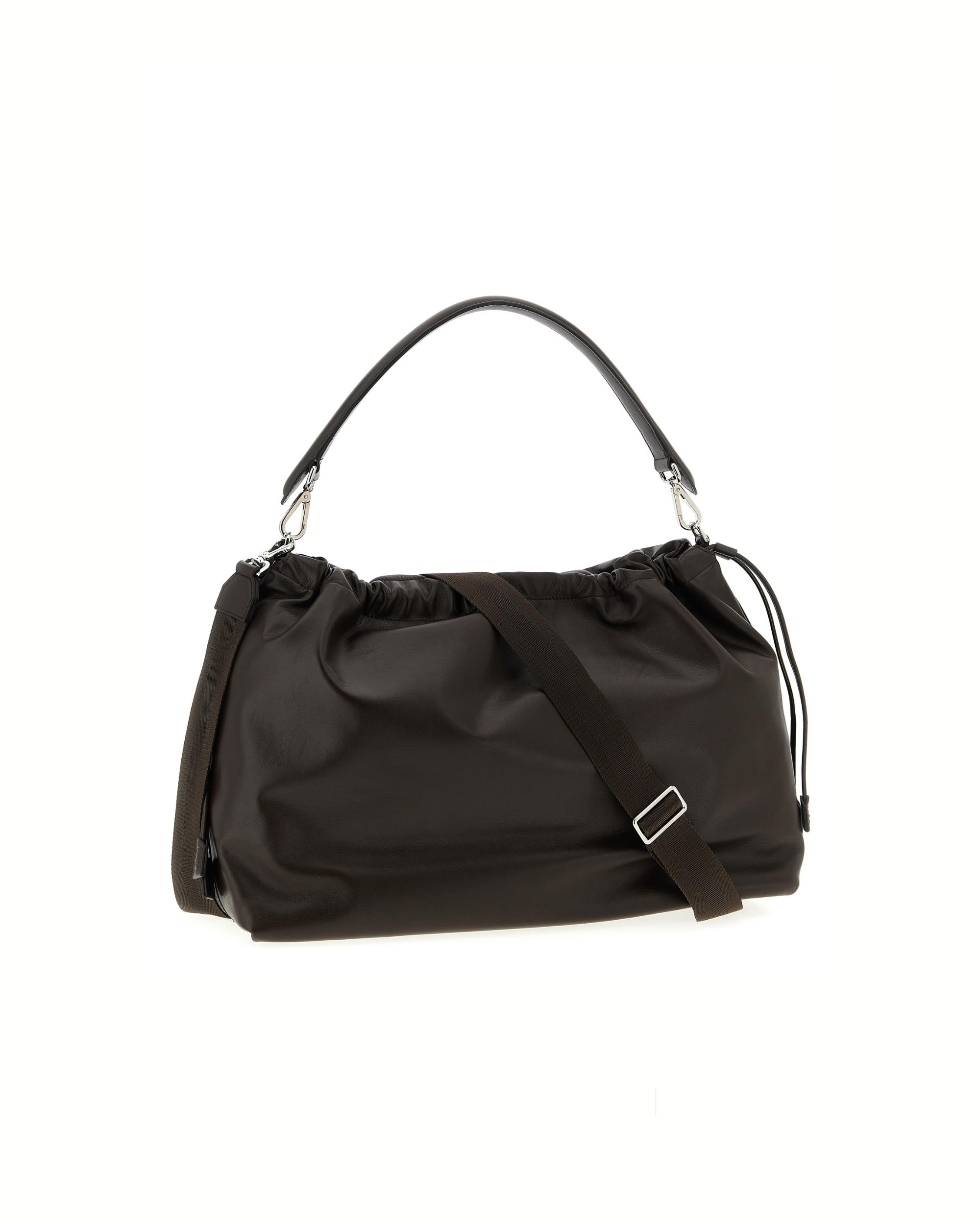 Fendi Flux Maxi Messenger Bag Brown