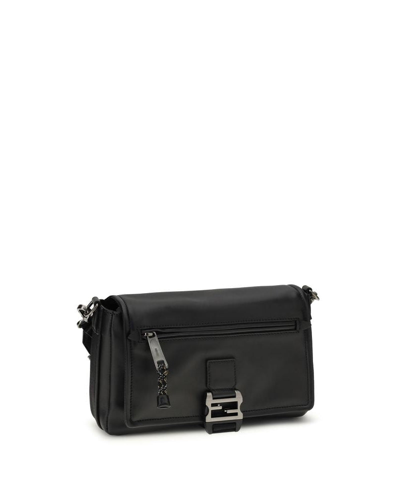 Fendi – Flux Messenger Shoulder Bag Black