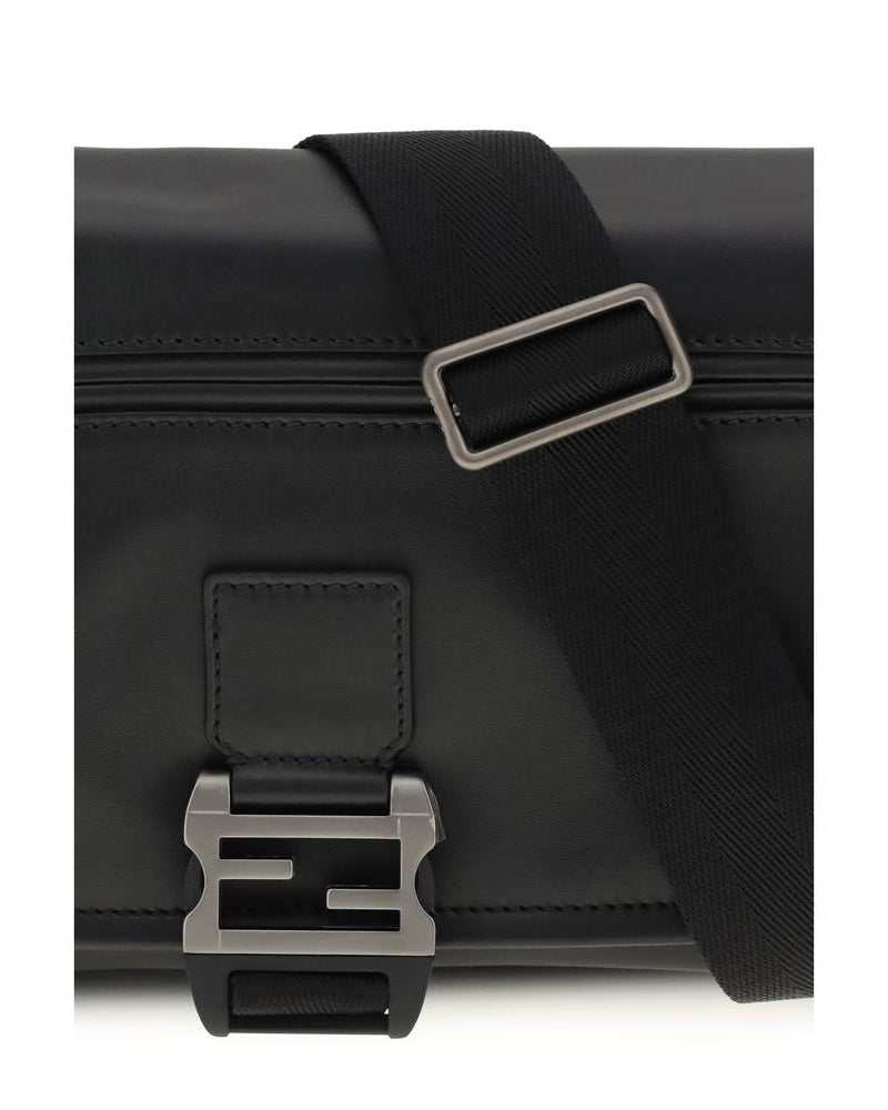 Fendi – Flux Messenger Shoulder Bag Black