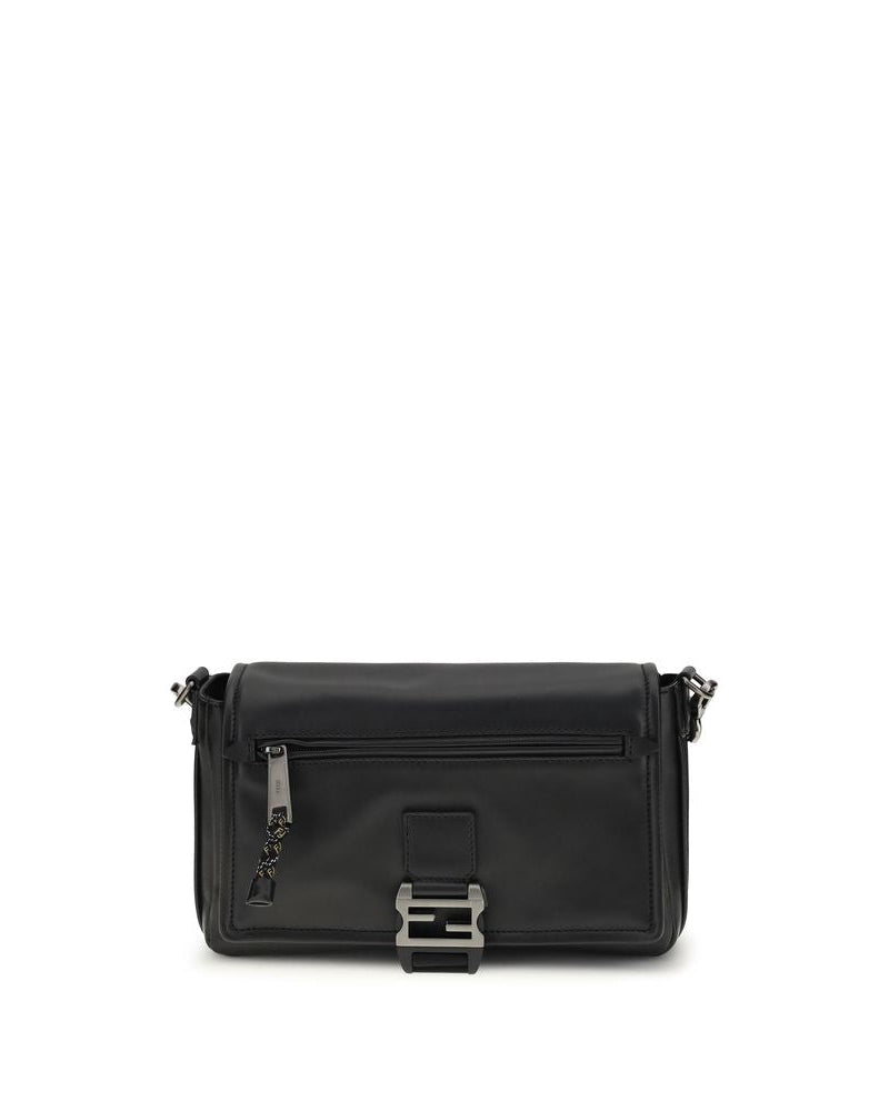 Fendi – Flux Messenger Shoulder Bag Black