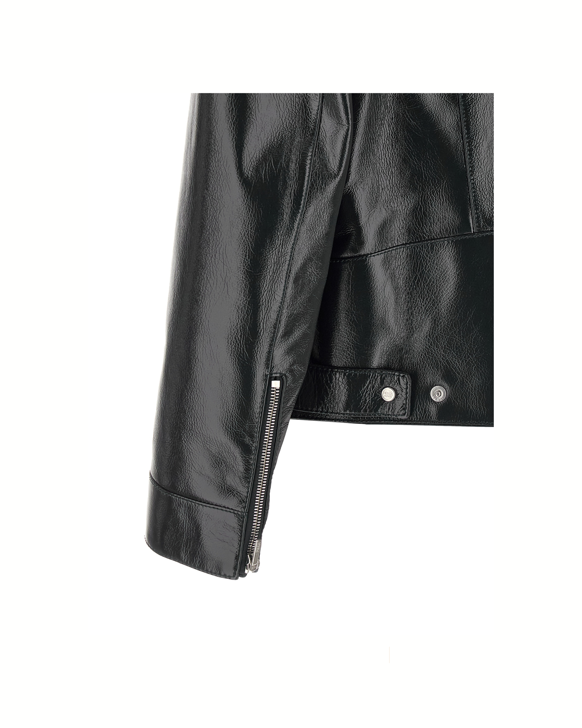 Fendi Lacquered Leather Blouson