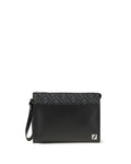 Fendi – Leather FF Canvas Pouch
