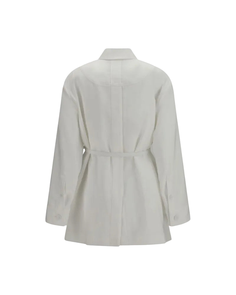 Fendi – Linen & Cotton Belted Jacket
